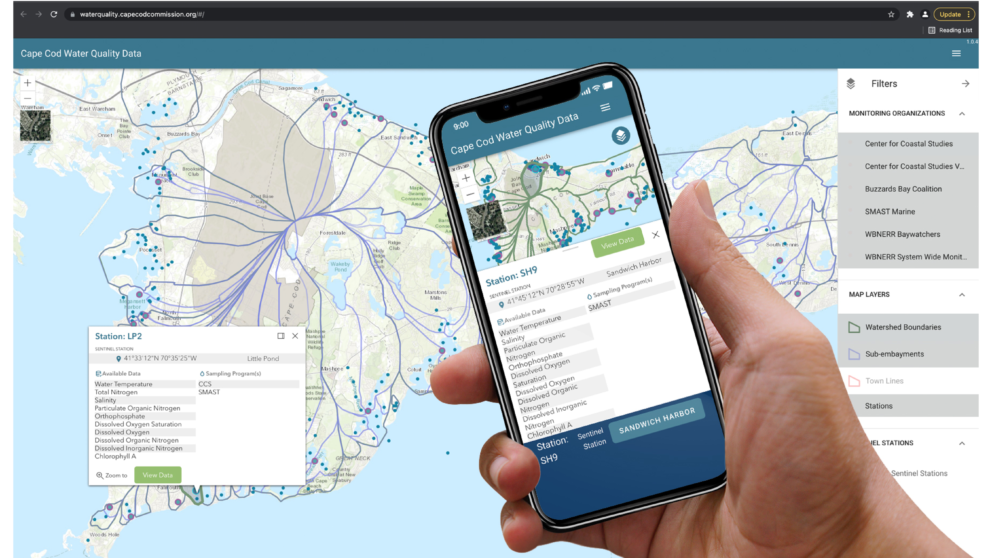 Cape Cod Commission Water Quality Data Portal Timmons Group