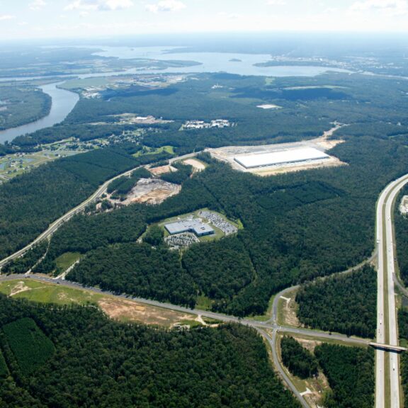 Meadowville technology park aerial