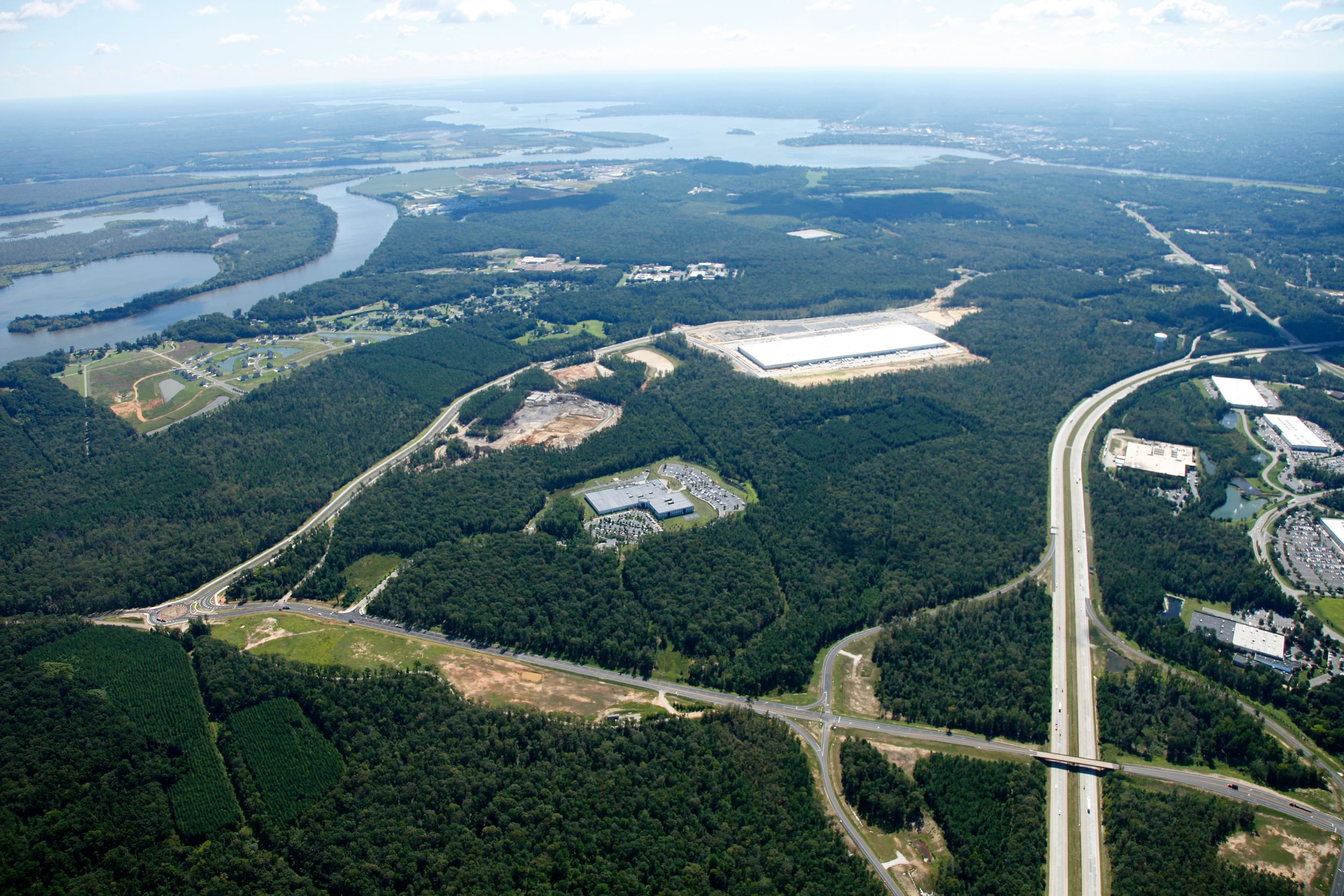 Meadowville technology park aerial