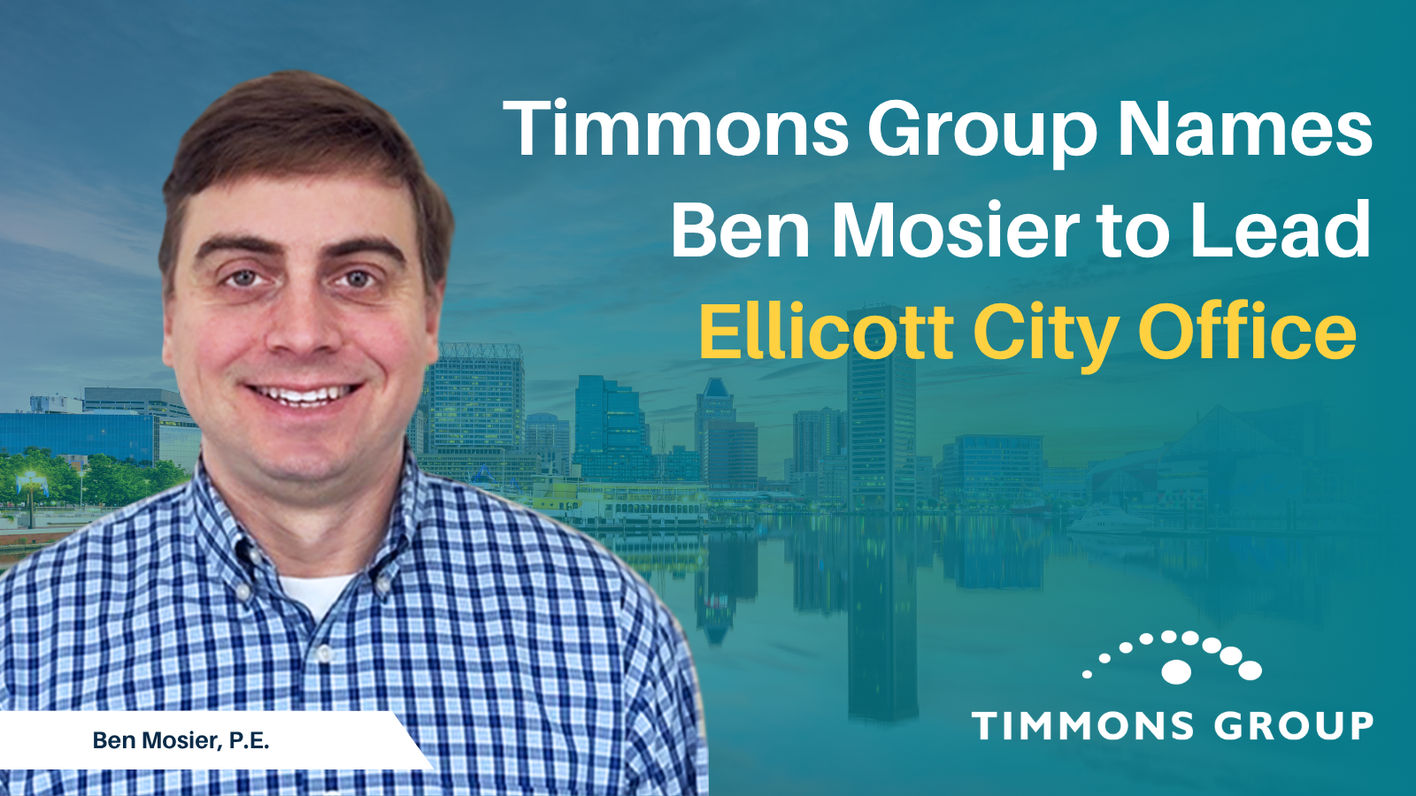 Ellicott City Announcement for Ben Mosier